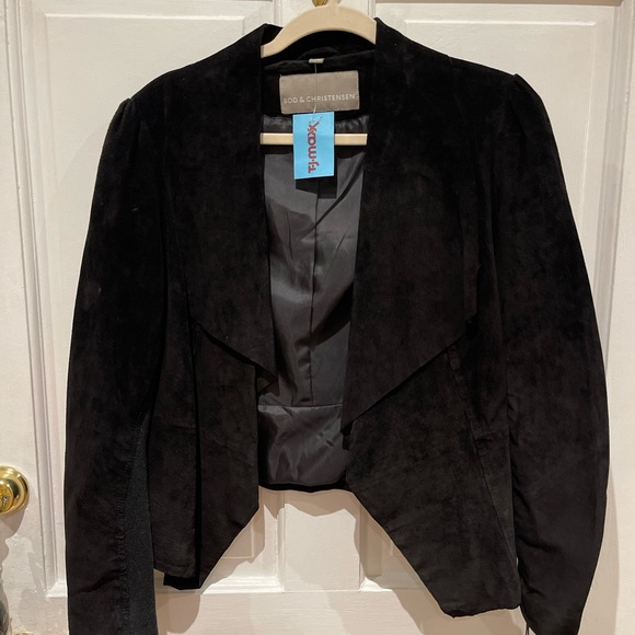 BOD & CHRISTENSEN NWT XL suede leather jacket - Picture 1 of 6